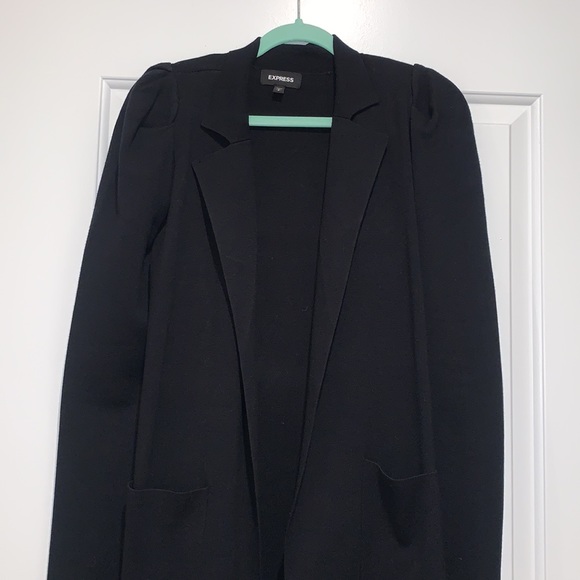 Express - Black Belted Cardigan (Size S) - Picture 3 of 4